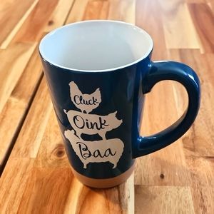 Latte Mug, "Cluck, Oink, Baa", OS